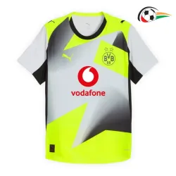 Camisa Borussia Dortmund Reserva 2025/2026 Amarelo/Preto/Cinza