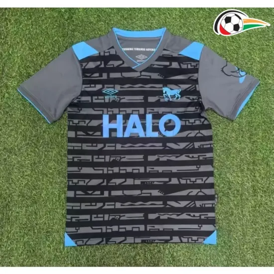 Camisa Ipswich Town Third 2025/2026 Cinza/Azul Claro