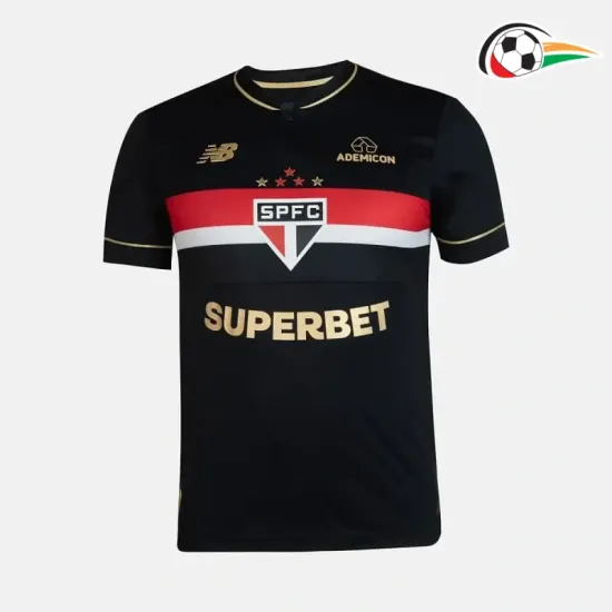 Camisa São Paulo Third 2025/2026 Preto