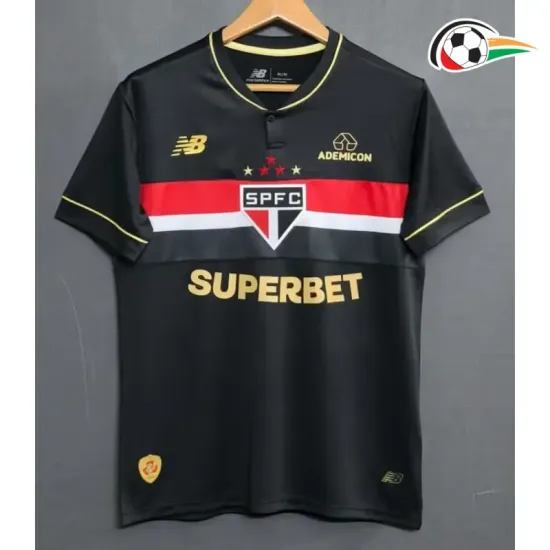 Camisa São Paulo Third 2025/2026 Preto