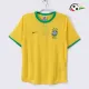 Camisa Brasil Titular 2000 Retrô Amarelo