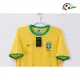Camisa Brasil Titular 2000 Retrô Amarelo