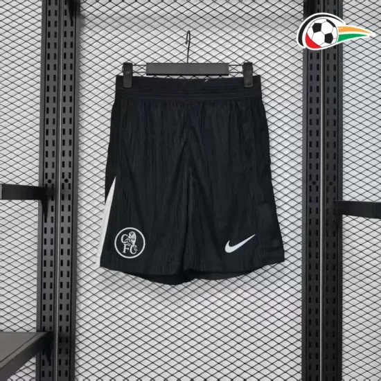 Shorts Chelsea Third 2025/2026 Versão Jogador Preto