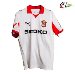 Camisa Sporting de Gijón Third 2025/2026 com Patch da La Liga Branco