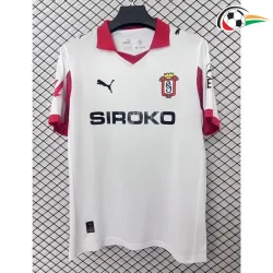 Camisa Sporting de Gijón Third 2025/2026 com Patch da La Liga Branco