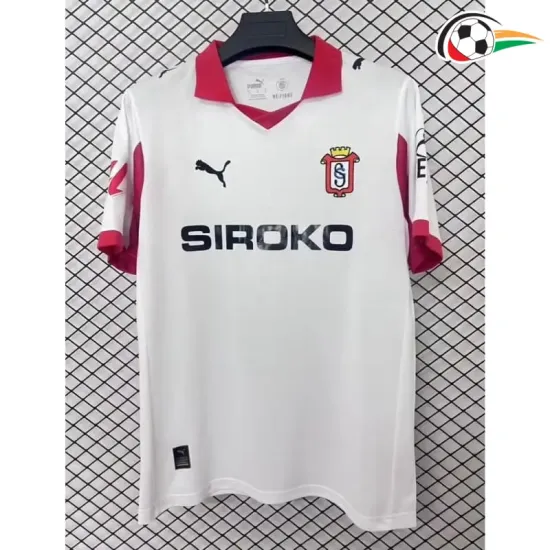 Camisa Sporting de Gijón Third 2025/2026 com Patch da La Liga Branco
