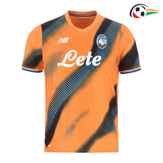 Camisa Atalanta BC Third 2025/2026 Laranja/Azul