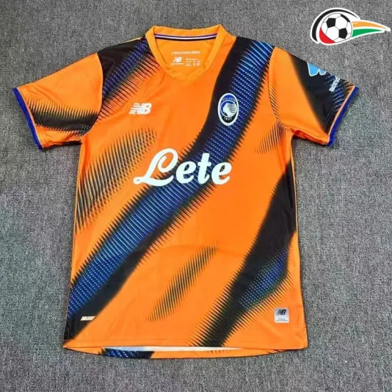 Camisa Atalanta BC Third 2025/2026 Laranja/Azul