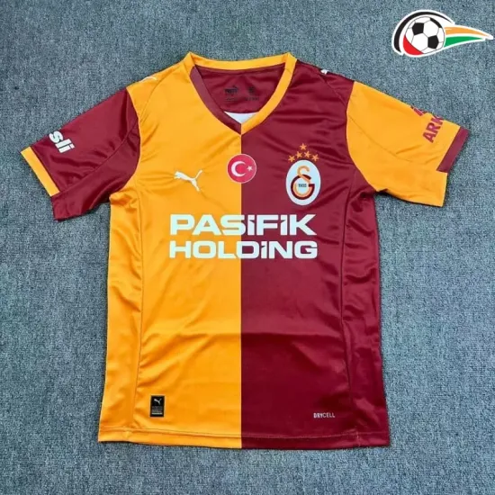 Camisa Galatasaray Titular 2025/2026 Vermelho/Laranja