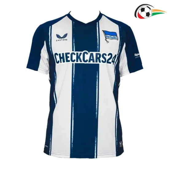 Camisa Hertha Berlin Titular 2025/2026 Azul/Branco
