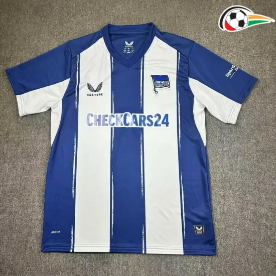 Camisa Hertha Berlin Titular 2025/2026 Azul/Branco
