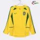 Camisa Brasil Titular 2002 Retrô ML Amarelo