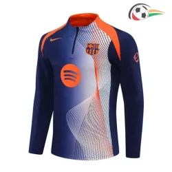 Camisa de treino Barcelona 2025/2026 Azul/Laranja