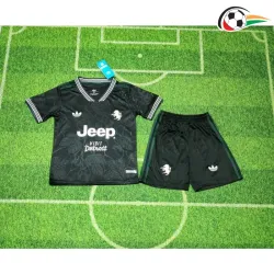 Camisa Juventus Third 2025/2026 Infantil Preto