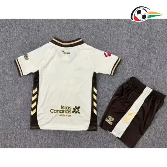 Camisa Las Palmas Third 2025/2026 Infantil com Patch da La Liga Bege