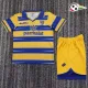 Camisa Parma Calcio Titular 1998/99 Retrô Infantil Amarelo/Azul
