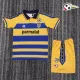 Camisa Parma Calcio Titular 1999/00 Retrô Infantil Amarelo/Azul