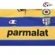 Camisa Parma Calcio Titular 1999/00 Retrô Infantil Amarelo/Azul