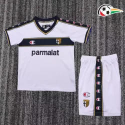 Camisa Parma Calcio Titular 2002/03 Retrô Infantil Branco