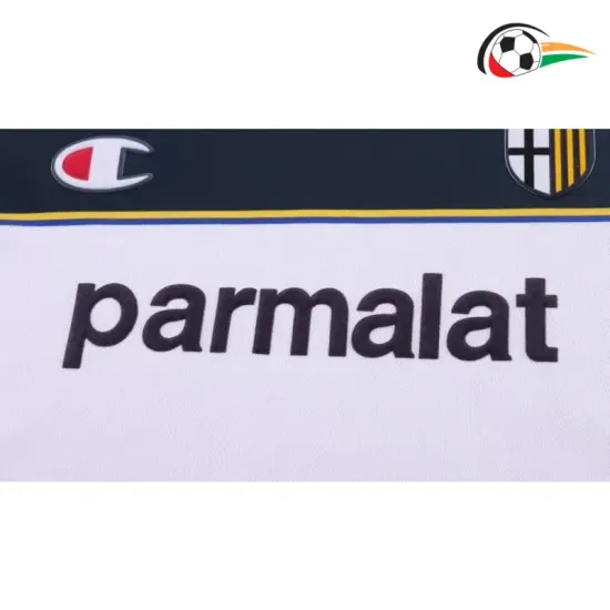 Camisa Parma Calcio Titular 2002/03 Retrô Infantil Branco