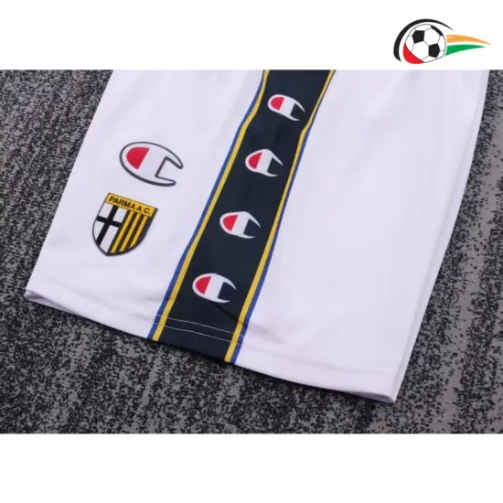 Camisa Parma Calcio Titular 2002/03 Retrô Infantil Branco