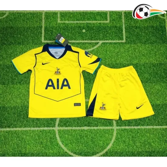Camisa Tottenham Hotspur Third 2025/2026 Infantil Amarelo