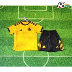 Camisa AS Roma Away 2025/2026 Infantil Laranja