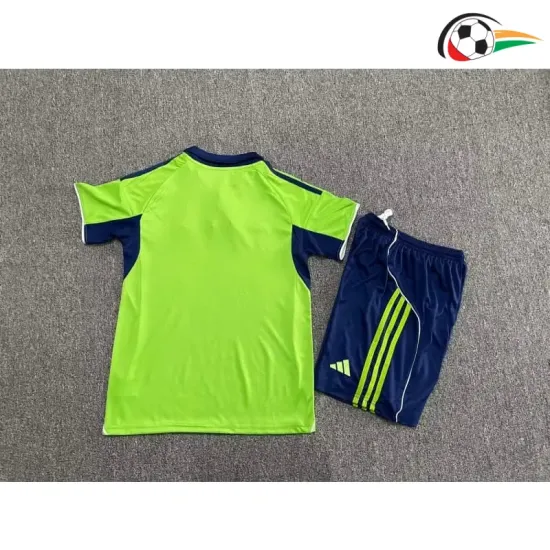 Camisa Fulham F.C. Away 2025/2026 Infantil Verde