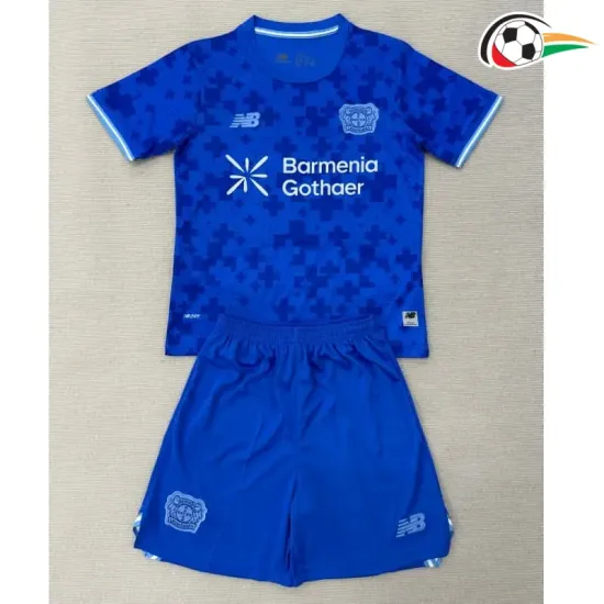 Camisa Leverkusen Third 2025/2026 Infantil Azul