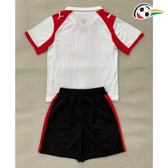 Camisa Southampton Home 2025/2026 Infantil Vermelho/Branco