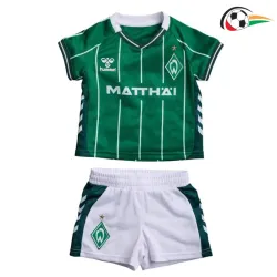 Camisa Werder Bremen Home 2025/2026 Infantil Verde/Branco