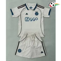 Camisa Ajax Third 2025/2026 Infantil Branco