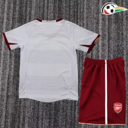 Camisa Arsenal Away 2007/08 Retrô Infantil Branco
