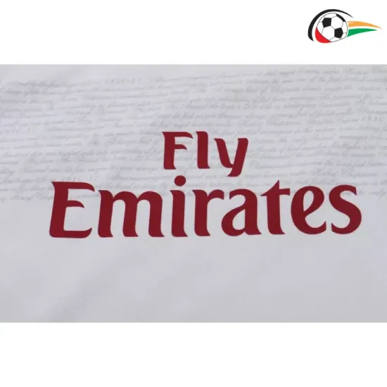 Camisa Arsenal Away 2007/08 Retrô Infantil Branco