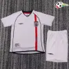 Camisa Inglaterra Home 2002 Retrô Infantil Branco
