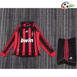 Camisa AC Milan Home 2006/07 Retrô Infantil ML Vermelho/Preto