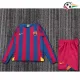 Camisa Barcelona Home 2005/06 Retrô Infantil ML Vermelho/Azul
