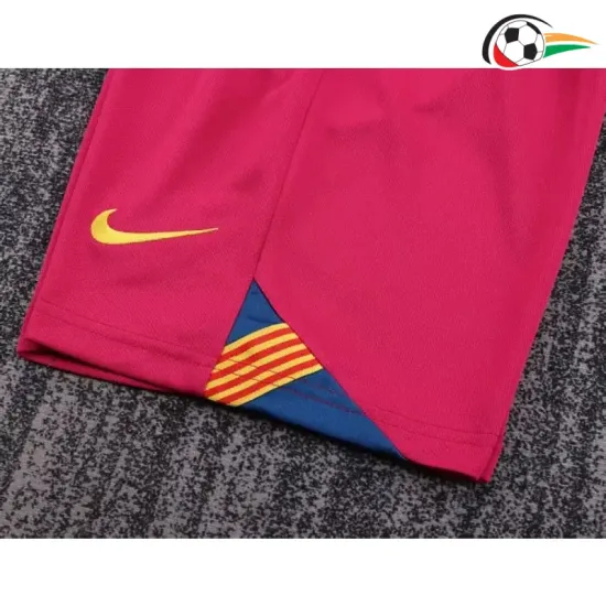 Camisa Barcelona Home 2005/06 Retrô Infantil ML Vermelho/Azul