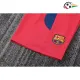 Camisa Barcelona Home 2010/11 Retrô Infantil ML Vermelho/Azul