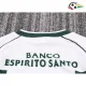 Camisa Lisboa Home 2001/03 Retrô Infantil ML Branco/Verde