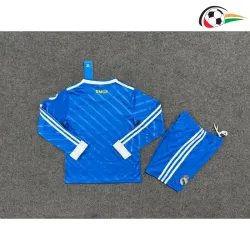 Camisa Real Madrid Third 2025/2026 Infantil ML com Patch HP Azul