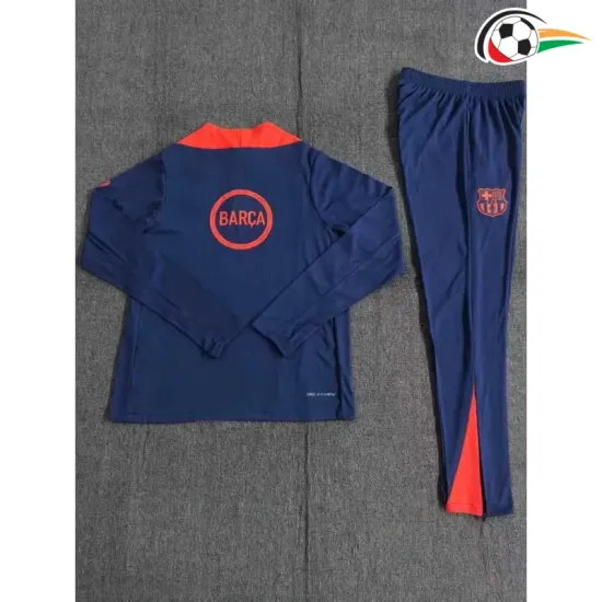 Camisa de treino Barcelona 2025/2026 Infantil Azul/Laranja