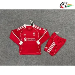 Camisa Liverpool Home 2025/2026 Infantil ML Vermelho