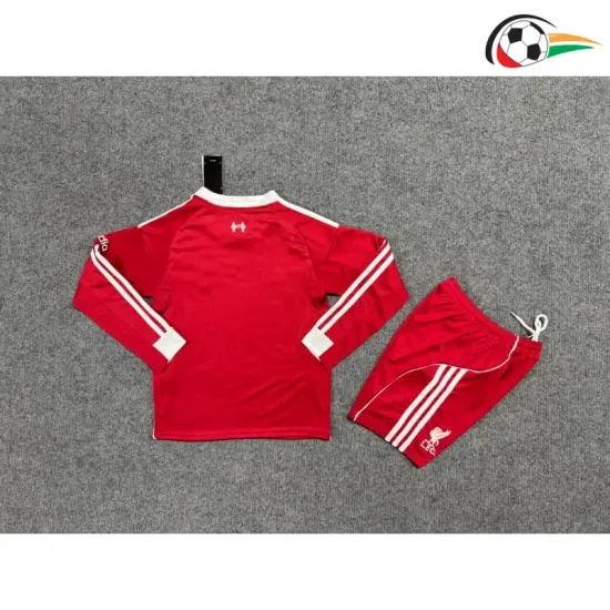 Camisa Liverpool Home 2025/2026 Infantil ML Vermelho
