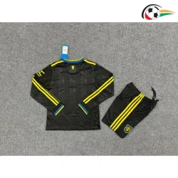 Camisa Manchester United Third 2025/2026 Infantil ML Preto