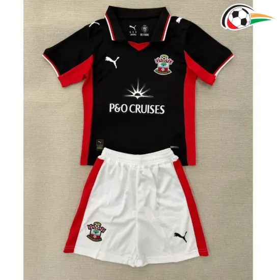 Camisa Southampton Third 2025/2026 Infantil Preto