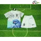 Camisa Brasil 2026 Edição Especial com Estampa de Papagaio Infantil Branco/Azul