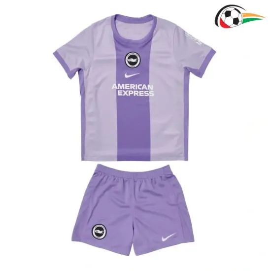 Camisa Brighton Away 2025/2026 Infantil Roxo