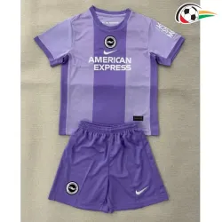Camisa Brighton Away 2025/2026 Infantil Roxo