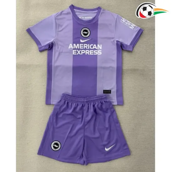 Camisa Brighton Away 2025/2026 Infantil Roxo